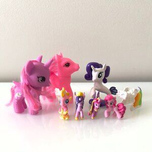 MLP Lot Rarity Sea Pony, Pinkie Pie, Cadance, Twilight, Jelly Bee & 2 Greenbriar